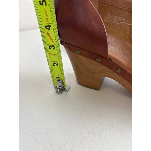 Korks Arielle Brown Clogs Size 8M - Picture 8 of 9